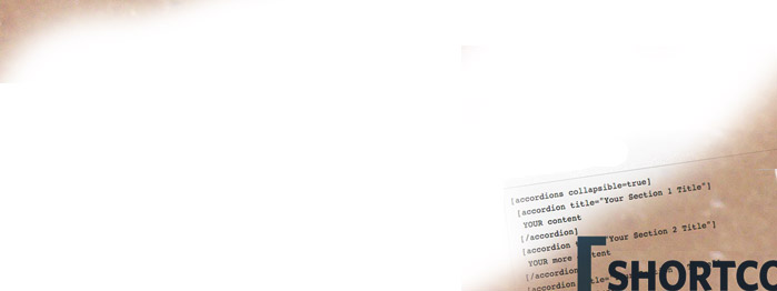 Shortcode Menu Background