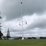 Die drei Flaggen, die Neuseeland konstituieren